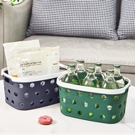 Storage Basket PP Plastic Basket Room Storage Basket Aesthetic Basket