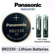 Panasonic Original BR2330 1PC NEW STOCK+FREE GIFT Panasonic AAA Battery.SHIP FR MSIA