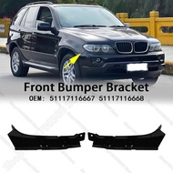 Front Bumper Bracket Holder Cover For 2003-2007 E53 BMW X5 3.0i 4.4i 4.8is 51117116667 51117116668