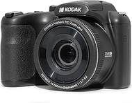 PIXPRO Kodak AZ255BK-AMZ Compact Digital Camera, 25x Optical Zoom, 16.35 Megapixels, 0.9 inches (24 