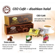 CEO Cafe Premix Coffee 总裁咖啡 (12g/21g x 20) 3in 1/4 in 1