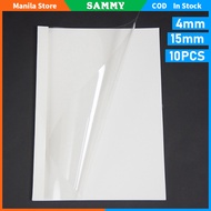 10Pcs Thermal Binding Cover A4 Hot Melt Thermal Binding Covers White Hot Melt A4 Binding Cover