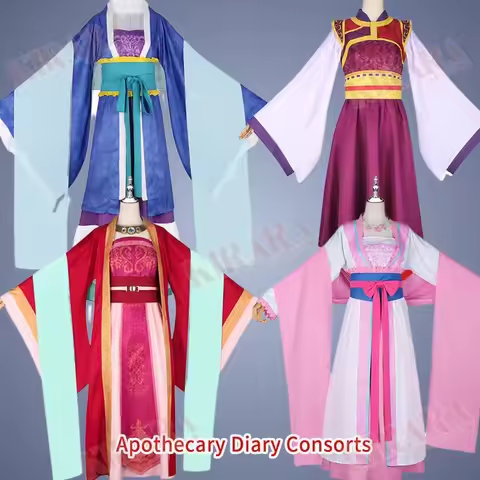 Anime Apothecary Diary Consorts Cosplay Costume Loulan Gyokuyou Yuye Lihua Lishu Cosplay Role Play P