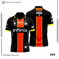 Newest ESPORT FNATIC ONIC MSC GAMING CLOTHES JERSEY FREE REQ NICKNAME