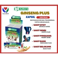 HURIX'S GINSENG CAPSULE PLUS 6S |  relieving : -muscle aches, waist, shoulder and back pain, -joints pain