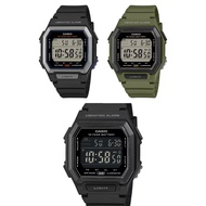 100% ORIGINAL CASIO DIGITAL W-738H-1A / W-738H-1B / W-738H-3A / W-738H LARGE LCD RESIN BAND UNISEX D