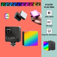 Ulanzi VL49 RGB Pro Convenient Magnetic Fill Light Mini Square Pocket Fill Light Full Color Light Ha