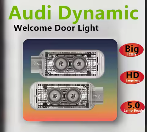 For Audi Welcome Car Door Light A4 A4L A6 A6L Q3 Q5 Q5L Q7 Q8 S1 A7 A8 A5 RS3 RS5 RS6 R8 E-Tron TT A