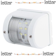 LETTER Boat Signal Light, 135 Degrees IP66 LED Navigation Lamp, Durable 3W 12V/24V Signal Light Mari