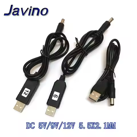 1/10/10Pcs Javino USB power boost line DC 5V to DC 5V / 9V / 12V Step UP Module USB Converter Adapte
