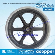 Small Wheel Chair Rear Wheel 16 Inch Solid Tire Outer Diameter 35/36 Non Inflatable Wheelchair Accessories Wheel Y055