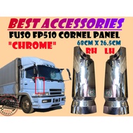 FUSO FP510 CORNEL PANEL "CHROME" 68CM X 26.5CM HIGH QUALITY