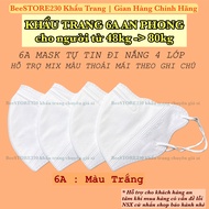 Combo 100 cái khẩu trang 4 lớp 6A hiệu AN PHONG mask nhiều màu trendy
