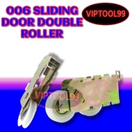 006 Sliding Roller Aluminum Sliding Door Roller Glass Door Heavy Duty Double Roller 006 Roller