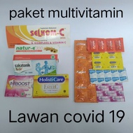 Vitamin C package 500mg, B complex, D3 1000IU, E 300IU, Zinc against covid