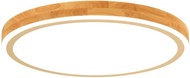 Japanese Style Ultra-thin Wood B Flush Mount Ceiling Light Bottom Glow Design Ideas Ceiling Lamp Tri