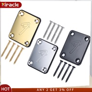 MIRACLE Electric Guitar Neck Plates Vintage-style Guitar Protector With Screws Fits Most Guitars Basses