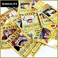 ◷ ◎ ☑ MangaLife One Piece Wanted  Poster Latest / Yonko MINI Size Wall Decoration Art ( Mini )