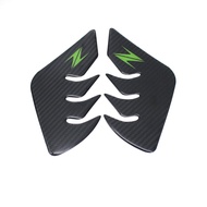 Suitable for kawasaki Z1000 Z900 Fuel Tank Side Sticker Z650 Z400 Carbon Fiber Fuel Tank Sticker Flo