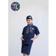 CHILDREN'S FLIGHT ATTENDANT CLOTHES 4-10 YEARS OLD/ PROFESSIONAL CLOTHES/ CARNIVAL CLOTHESPRARMUGARI