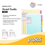 KOKUYO Pastel Cookie Binder w/ Index Tabs A5 B5 Notebook Pembatas