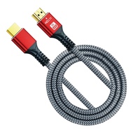 Kabel 8K HDMI 2.1, Kord Jalinan Definisi Tinggi Berkelajuan Tinggi Ultra 48Gbps,2K@240HZ,4K@120Hz,8K