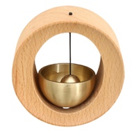 Wood Copper Wind Chime Wooden Wireless Door Bell Entrance Reminder Doorbell Aesthetic Home Decoratio
