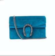 Brand new Gucci velvet dionysus mini crossbody bag古馳酒神鏈條袋斜揹袋罕有絲絨全新
