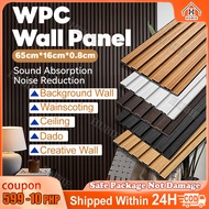 PVC Wood Panel Board Grille Design TV Background Fluted Wall Panel Home Decoration Waterproof