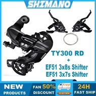 SHlMANO Tourney 7/8s RD Shifter Groupset TY300 Rear Derailleur EF51 3x7/8 Speed Shifter Bike Parts