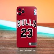 Phone Skin stickers printed with glitter Basketball image for ip7plus/ xsmax/ 11/ 12/ 13/ 14/ 15prom