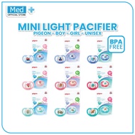 Med+ Pigeon Minilight Pacifier Baby Pacifier Size M 6+/L 12+