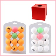 [HOT SFEDATGR DGDG 140] 12Pcs/Box Ping-Pong Good Elasticity Table Tenni Ball Multi-color Optional with Numbers Table Tennis Training Table Tennis Ball