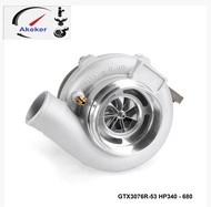 GTX3076R-53 GTX3076 GTX Turbo Billet compressor Wheel Vband A/R 0.62 T3 Dual Ceramic Ball Bearing เท