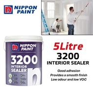 Nippon Paint Sealer 5L 3200 Interior Nippon Wall Sealer Paint Nippon Sealer Cat Sealer Dinding Dalam