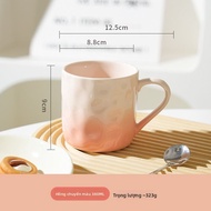 SHELI | Tách Cà Phê Sứ Đẹp Màu Degrade