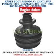 CV JOINT RUBBER BOOT INNER PEUGEOT 206 - 306 MATIC 207 - 307 - 308 - 406 D8-D9 - 508 - 5008 CAR