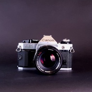 CANON AE - 1 PROGRAM + LENSA 50 MM F 1.4 LIKE NEW !! KAMERA ANALOG