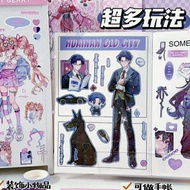 [ANIME STICKER HOLOGRAM] ANIME STICKER SHEET FANMADE HOLOGRAM