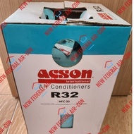 ((READY STOCK & ORIGINAL) ACSON BRANDED R32 HFC-32 9.5KG FOR  AIR COND CON A/C GAS/600G