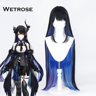 Wetrose Hololive En Vtuber Nerissa Ravencroft Cosplay Wig ปลอมผมผ้าไหมทรงอื่นๆ สำหรับผู้หญิงที่ต้องก