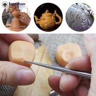 HUAIHAO Pottery Stainless Steel Modeling Stick Acupressure Texture Creasing Indentation Sharp Potter