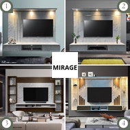 [Mirage Design] Modern Wall Mounted Tv Cabinet / Kabinet Tv Gantung / Hall Cabinet / Tv Rack Cabinet Gantung