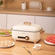 料理鍋  烤涮一體鍋家用多功能料理鍋