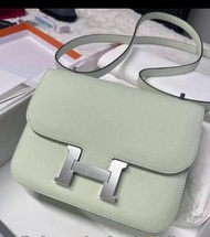 Hermes Constance 19 OS汽泡綠