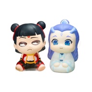 YOUYUEPINK Ne Zha Ao Bing ของเล่นซิลิโคนนิ่มเด้งช้าตุ๊กตาน่ารัก Relief ตัวการ์ตูนจีนของขวัญเครื่องปร
