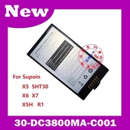 Reliable power source 3.7V 3800mAh For Supoin X5 SHT30 X6 X7 X5H R1 Handheld Terminal PDA Battery 30