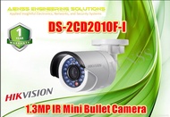 DS-2CD2010F-I HIWATCH HIKVISION 1.3MP IR Mini Bullet Camera CCTV CAMERA 1YEAR WARRANTY