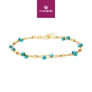 HABIB 585/14K Yellow Gold Bracelet 714-BR TWJ01-MY-Y