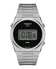 Tissot PRX Digital 40 mm. ทิสโซต์ พีอาร์เอ็กซ์ ดิจิทัล สีดำ T1374631105000 นาฬิกาผู้ชาย